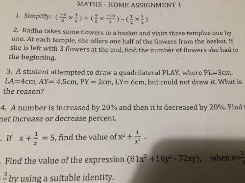 Can’t anyone give me the 3rd answer with working pls. I will mark u as the brainliest. Thank u.