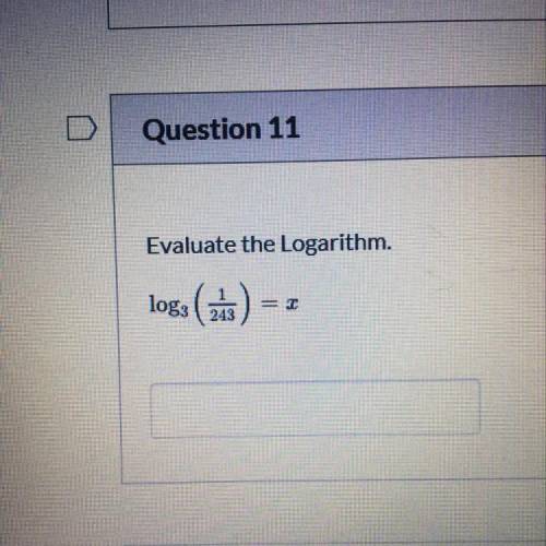Evaluate the logarithm