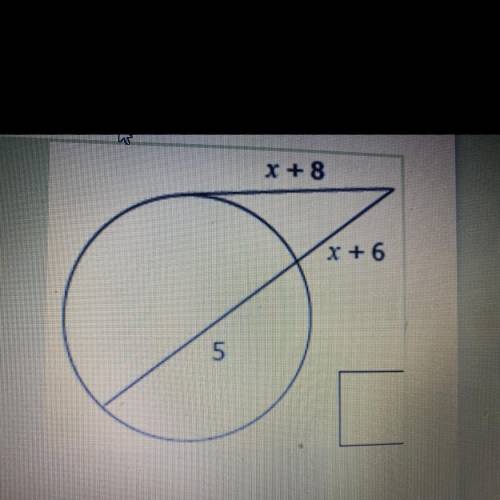 What is the length of the tangent line in the picture?