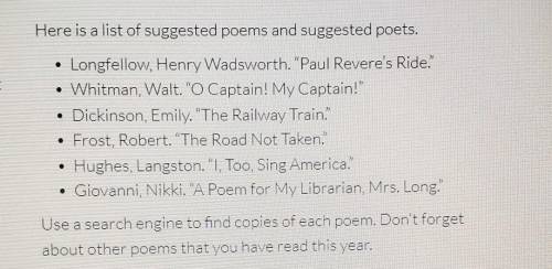 If you can't help please don't leave a comment. (Need Help). Choose a poem that means something to y