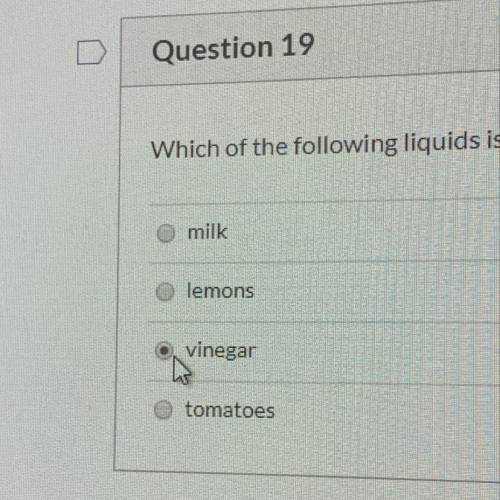 Which of the following liquids is basic?