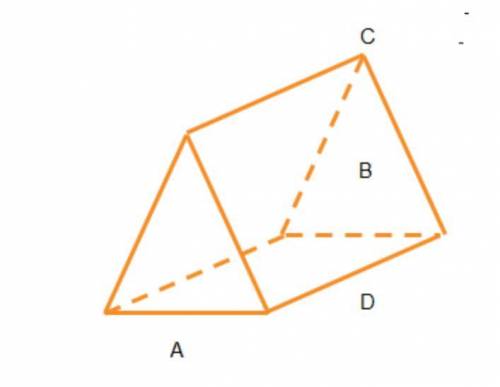 Which letter labels a vertex? A only B C A and D