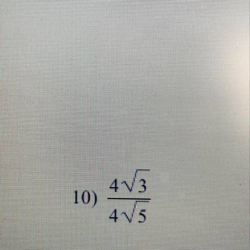What is the answer to this using simplifying radicals?
