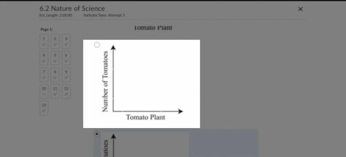 A student planted three tomato plants and gave them different amounts of water each week. She wanted