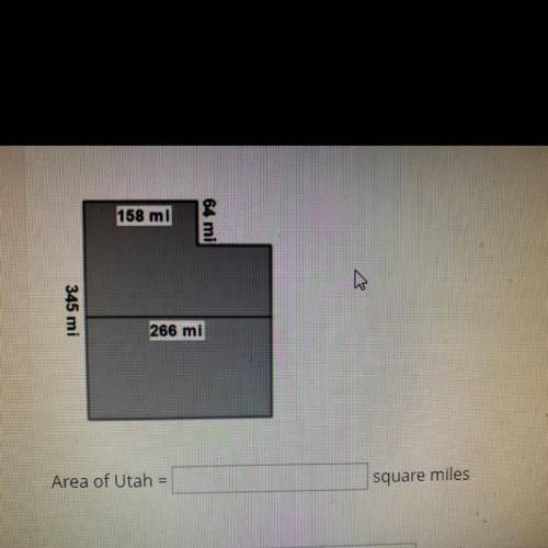 The border of the state of Utah have approximately the lengths shown on the map. The United States d