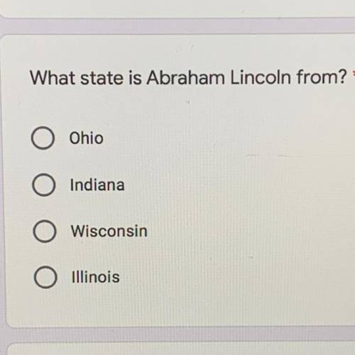 What state is abraham lincoln from?