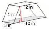 Determine the volume of this prism.