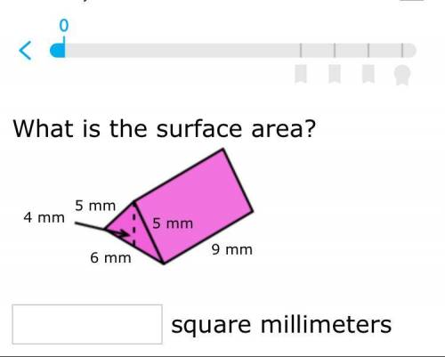 What is the surface area of 6 4 5 5 9