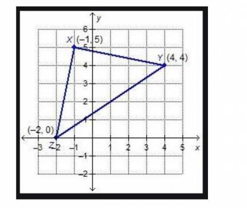 Prove that the following is a right – isosceles triangle. Show work