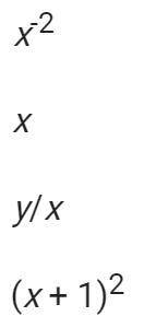 Which of the following is a monomial