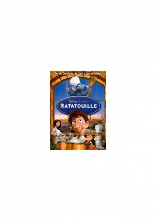 This is a poster for a Disney computer-animated cartoon movie. The main character is a rat called Re