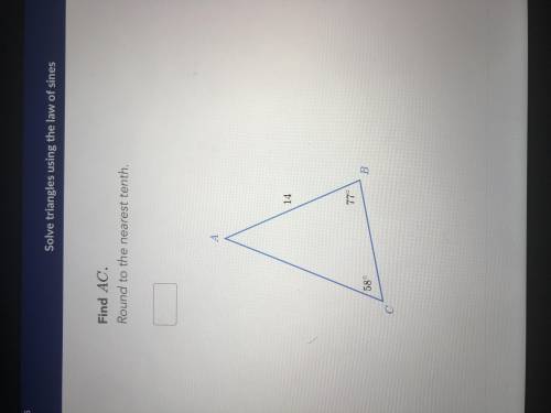 I’m doing solve triangles using the law of sines And I’m having trouble understanding what to do to