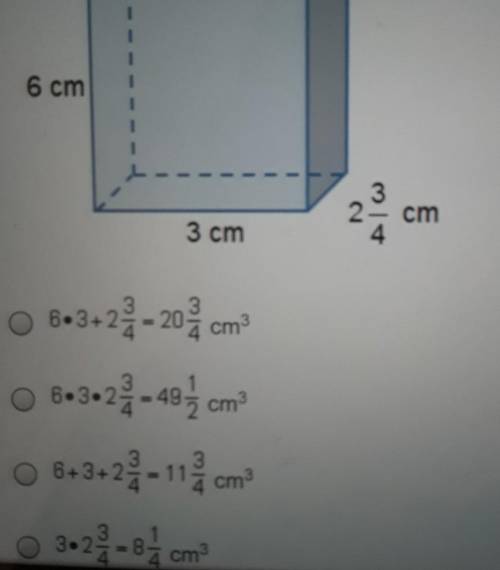 What is the correct calculation for the volume of the prism