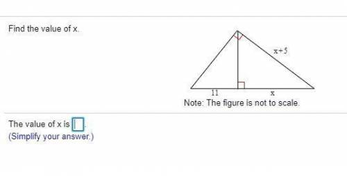 Please help me out! I need to Find x.