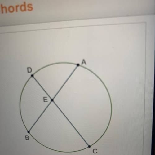 Explore the properties of angles formed by two intersecting chords. 1. The intersecting chords form