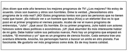 Read a review of the new season's television programs written by the famous critic, Oscar Orozco. Lo