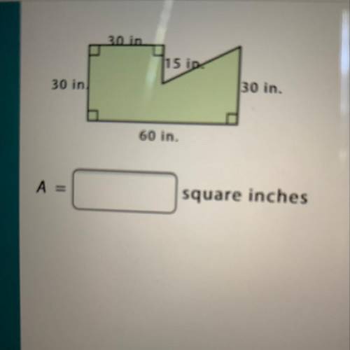 What is the area of the polygon