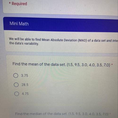 How do I find and mean within the data set?