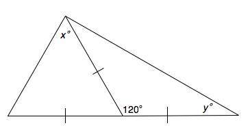Determine the value of x for the diagram shown. A) 30  B) 45  Eliminate C) 60  D) 80
