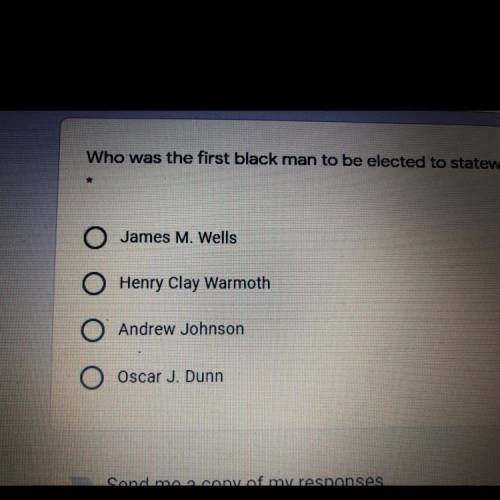 Who was the first black man to be elected to statewide office in Louisiana?