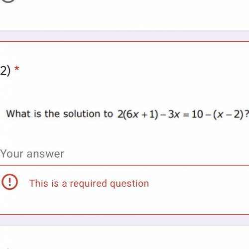 What is the solution to 2(6x+1)-3x=10-(x-2)