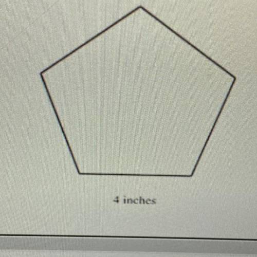 The figure below represents a building in the shape of a pentagon. Using the scale 1 inch = 94 feet,