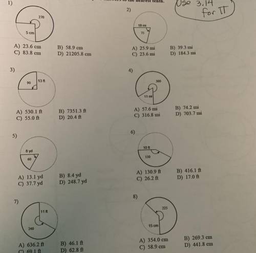 Answers 1-8 ? Please and thankyou.