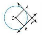 PA and PB are tangent to circle O. PA is equal to the radius of the circle. What kind of quadrilater