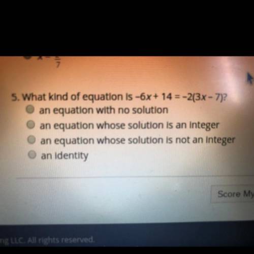 I have no clue what kind of equation this is can someone help me?
