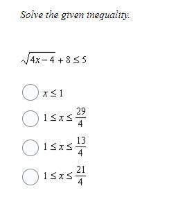 PLZ HELP!! BRAINLIEST 6. Solve the given inequality.