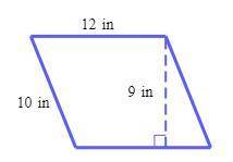 Find the area of this parallelogram. Be sure to include the correct unit in your answer.I WILL MARK