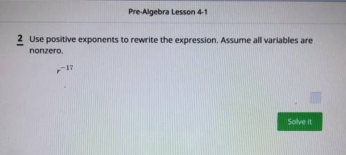 Use positive exponents to rewrite the expression. Assume all variables are nonzero.