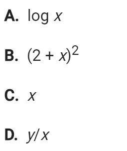 Some help, please? Which of the following is a monomial?