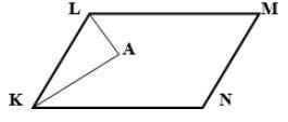 40 points!KLMN is a parallelogram,KA− angle bisector of ∠KLA− angle bisector of ∠LProve: m∠KAL = 90°
