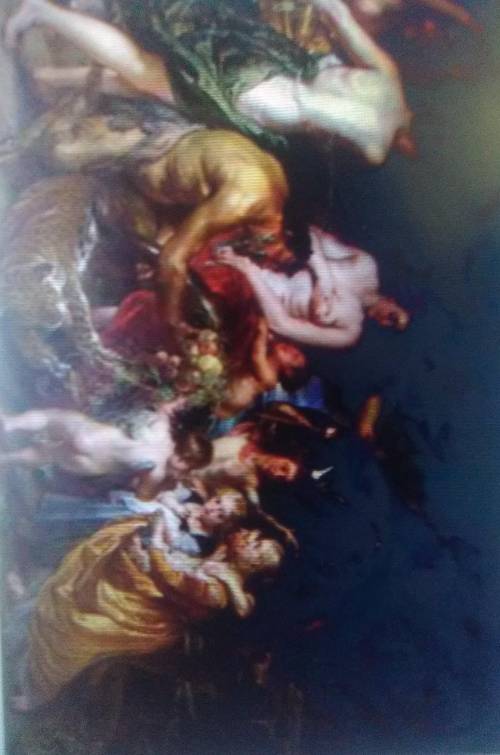 Look at this painting by Rubens. What is the main thematic feature?OA. The disharmonious mixture of
