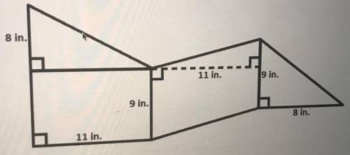 Find the area. The figure is not drawn to scale.