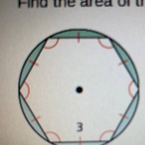 Find the area of the shaded region. Round your answer to the nearest tenth of a square unit.
