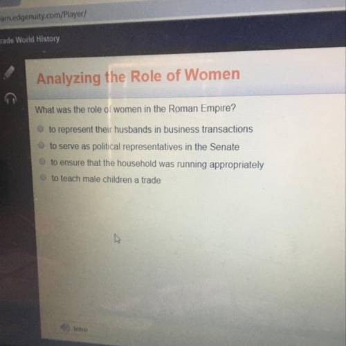 What was the role of women in the Roman empire?