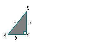 Solve the right triangle shown in the figure