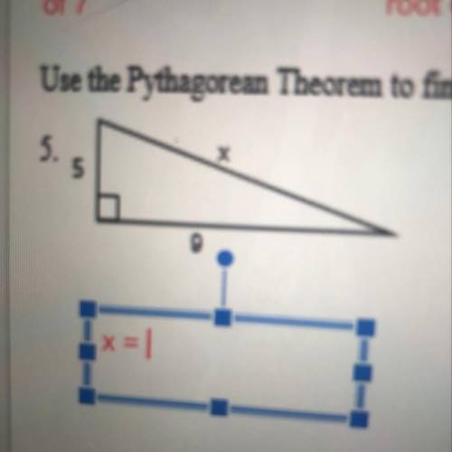 Use the pythagorean theorem to find the unknown side length. give lengths as simplified radicals.