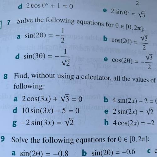 How to solve 7a and 7b