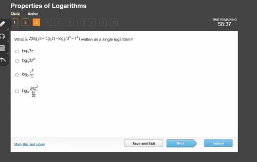 What is written as a single logarithm?