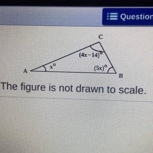 What is the measure of angle B and C (picture included)