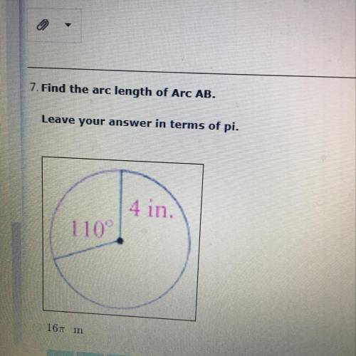 Find the length of Arc AB.