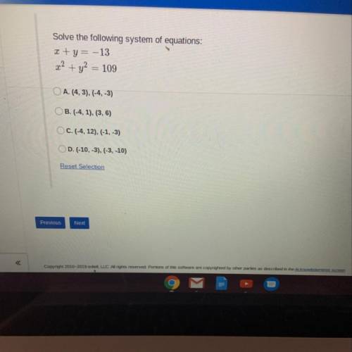 Does anyone know the answer? (I need help ASAP please)
