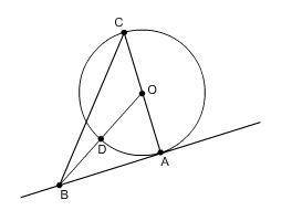 For circle O, and m∠ABC = 55°. In the figure, ∠ and ∠ have measures equal to 35°.