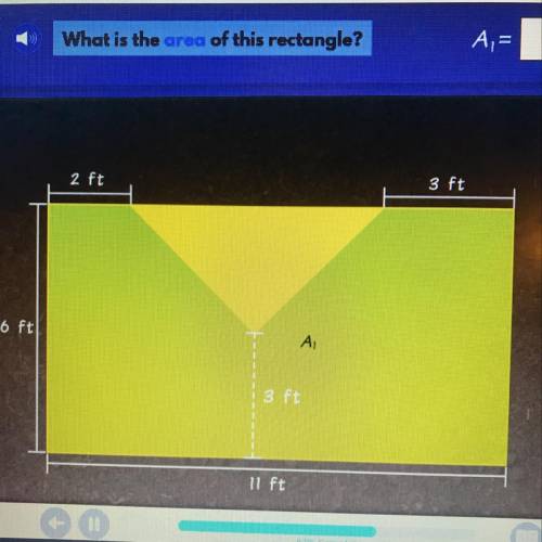 What is the area of this rectangle ?