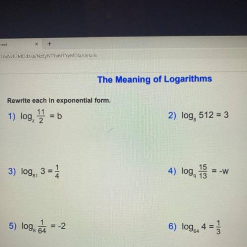 The meaning of logarithm