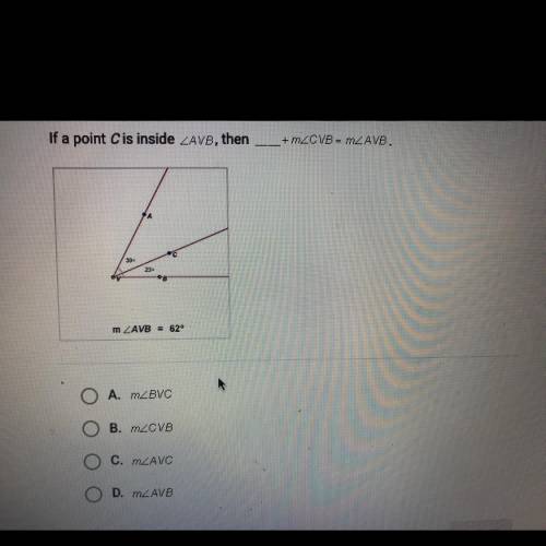 If a point C is inside + M