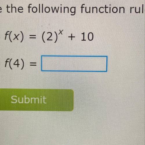 Find the rule of f(4)